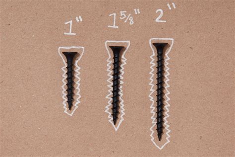 how many 1 1/4 drywall screws per pound